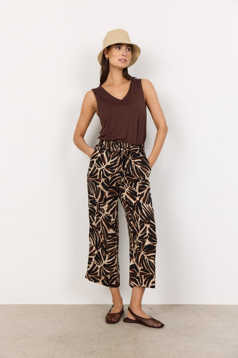 DOUBLE LINED MARCIA TANK HOT FUDGE