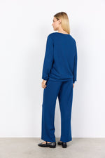 BANU VNECK TOP ESTATE BLUE