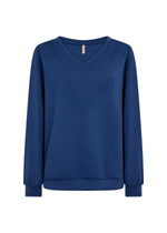 BANU VNECK TOP ESTATE BLUE