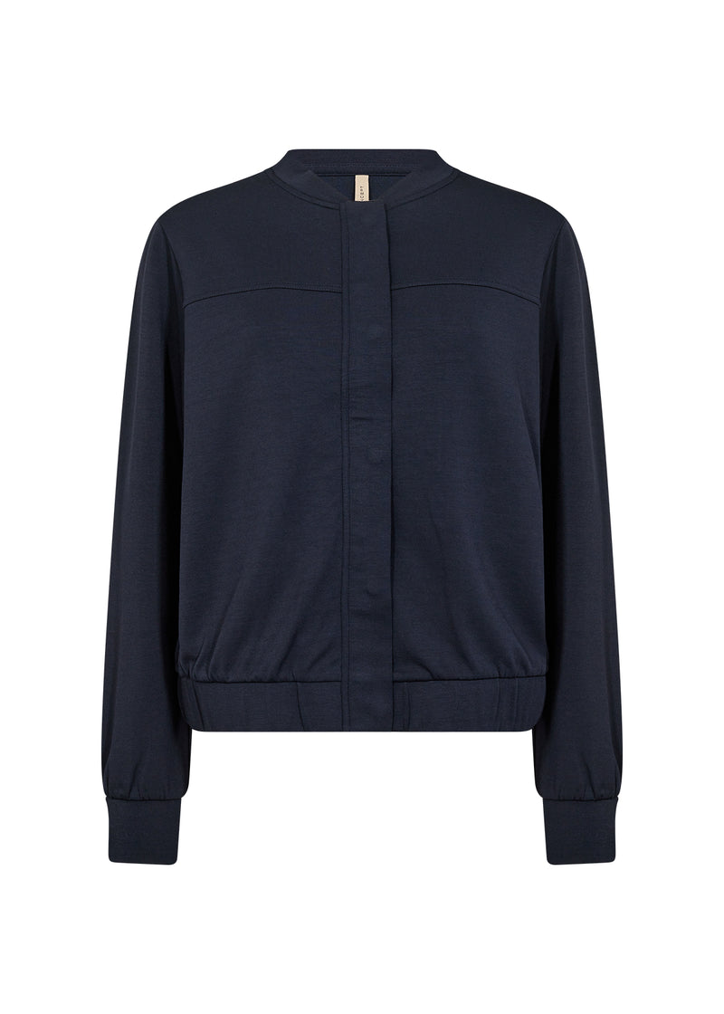 BANU BUTTON UP JACKET NAVY