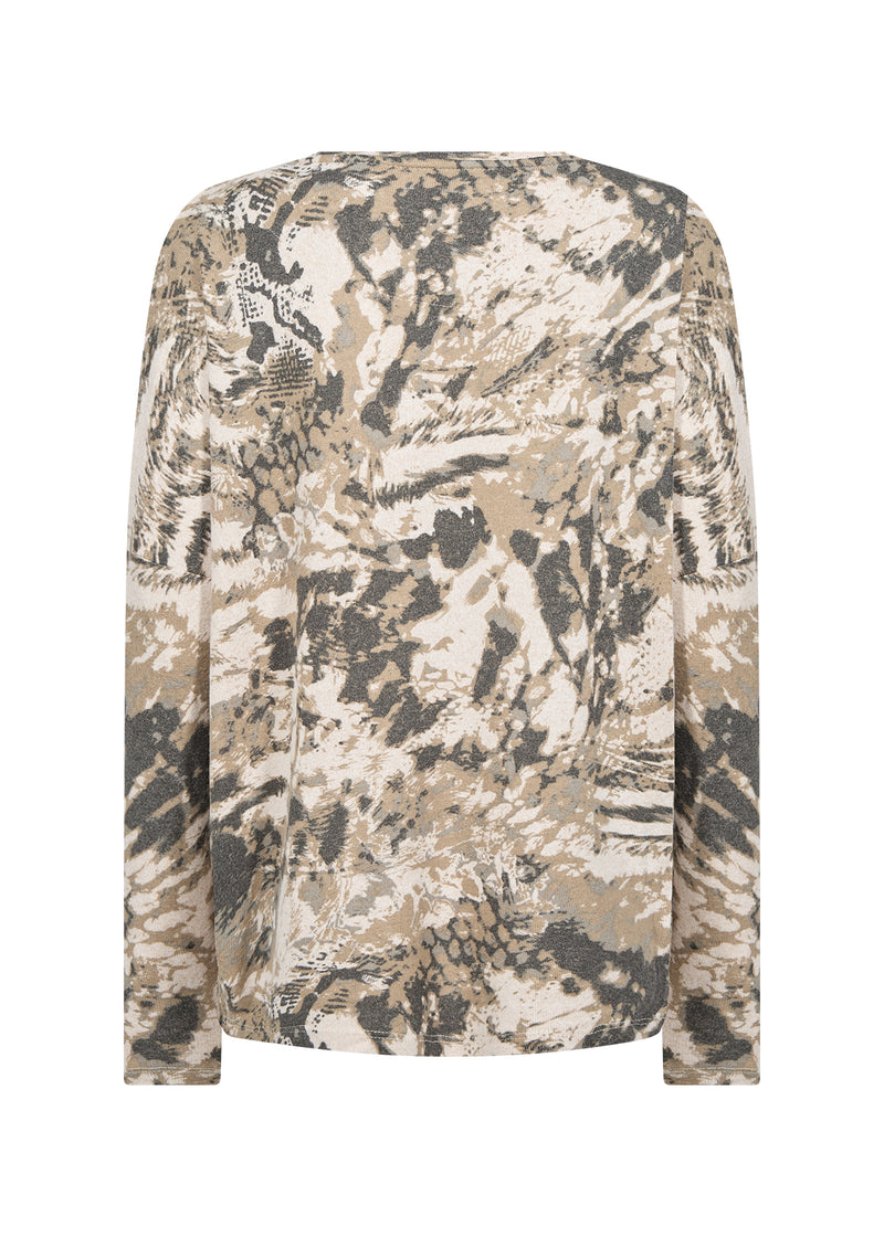 BIARA TOP CREAM PRINT