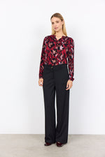 MARCIA PRINT BLOUSE RED COMBI
