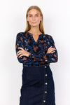 MARCIA PRINT BLOUSE ESTATE BLUE