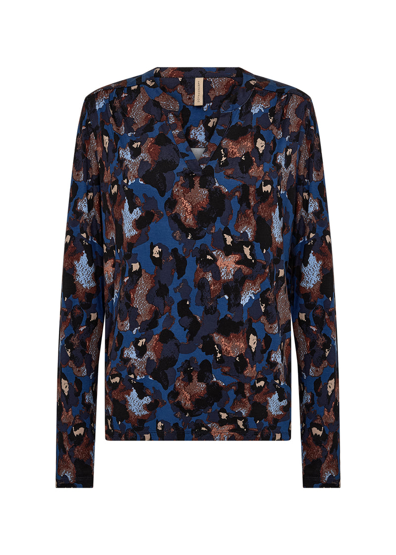 MARCIA PRINT BLOUSE ESTATE BLUE