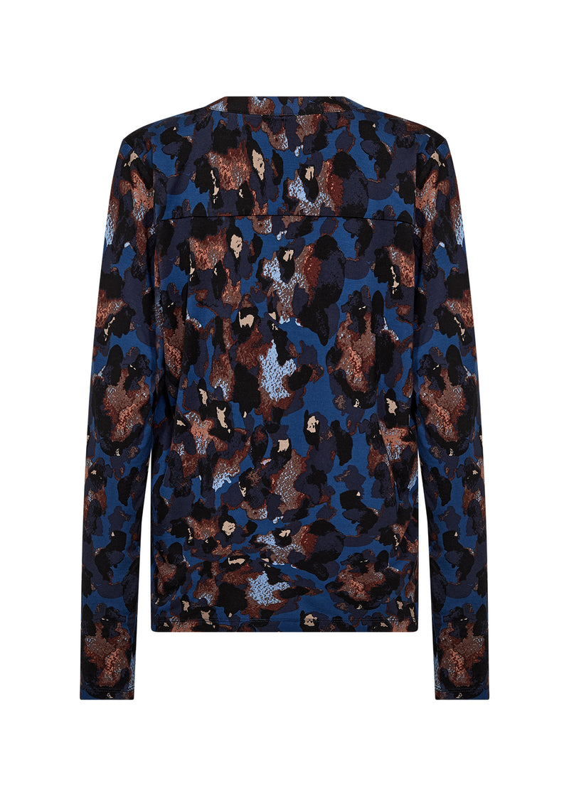 MARCIA PRINT BLOUSE ESTATE BLUE
