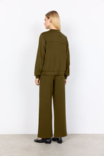 BANU ZIP UP DARK OLIVE