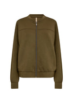 BANU ZIP UP DARK OLIVE