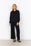 BANU HOODED PULLOVER BLACK