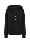 BANU HOODED PULLOVER BLACK