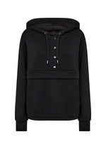 BANU HOODED PULLOVER BLACK