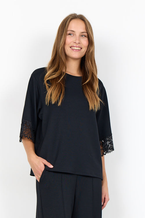 BANU LACE DETAIL TOP