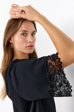 BANU LACE DETAIL TOP