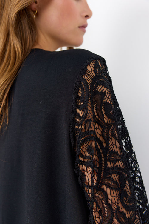 BANU LACE DETAIL DRESS