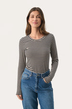 EMAJA FRENCH OAK STRIPE LONG SLEEVE