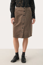 PALINA SKIRT WALNUT