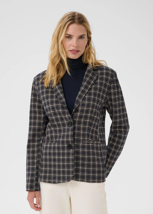 VINEKE BLAZER DARK NAVY CHECK