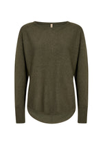 DOLLIE BUTTON BACK SWEATER OLIVE