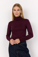 DOLLIE SWEATER WINE MELANGE