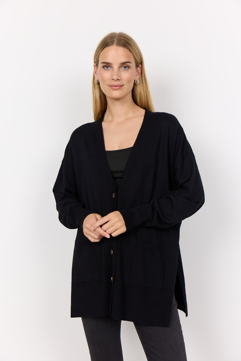 DOLLIE KNIT BUTTON CARDIGAN