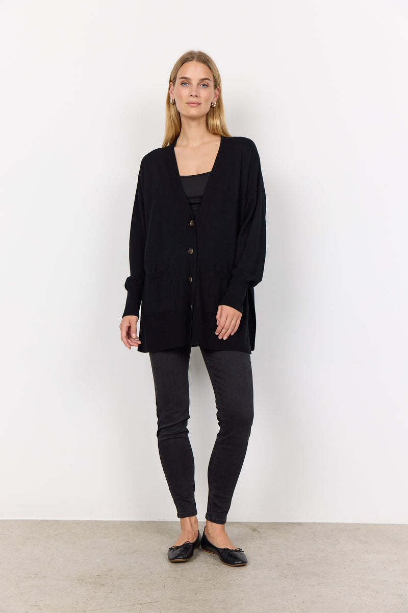 DOLLIE KNIT BUTTON CARDIGAN