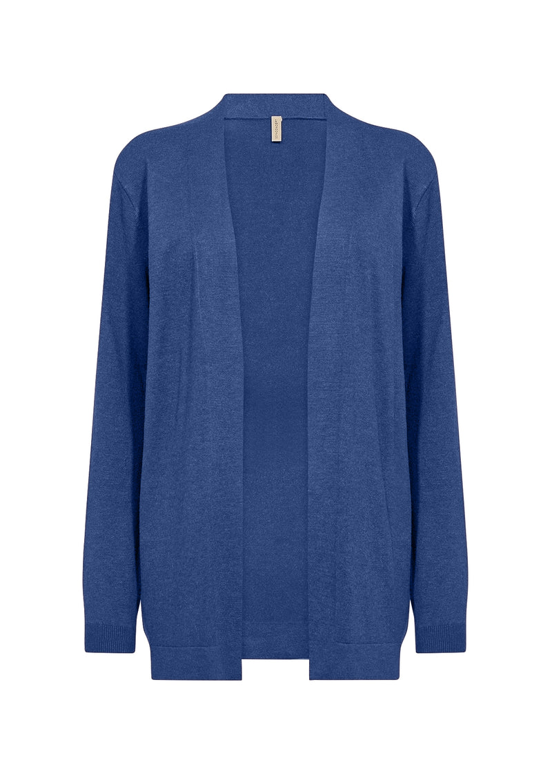 DOLLIE OPEN FRONT CARDIGAN ESTATE BLUE