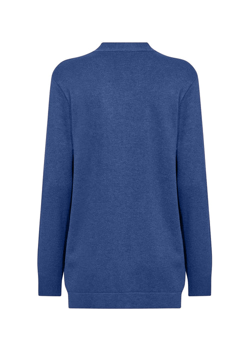 DOLLIE OPEN FRONT CARDIGAN ESTATE BLUE