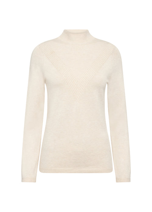 DOLLIE MOCK NECK CREAM