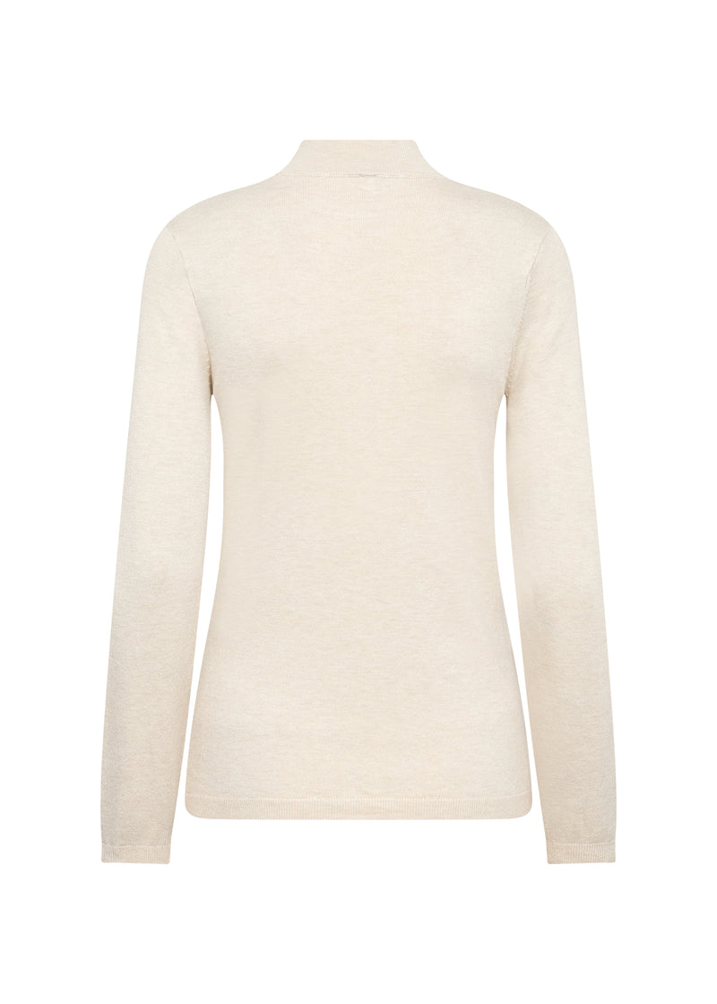 DOLLIE MOCK NECK CREAM