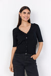 DOLLIE RIBBED CARDIGAN
