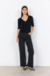 DOLLIE RIBBED CARDIGAN