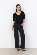 DOLLIE RIBBED CARDIGAN