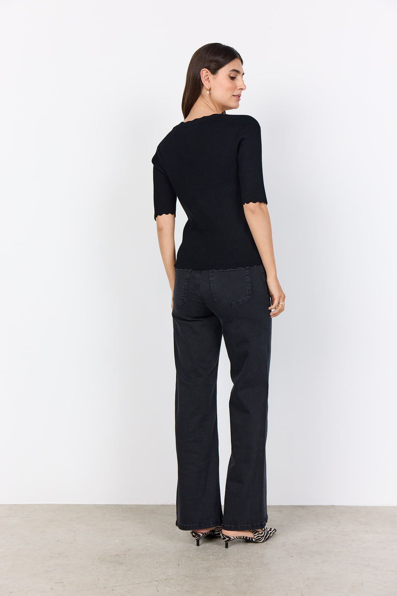 DOLLIE RIBBED CARDIGAN