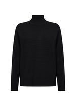 DOLLIE MOCK NECK BASIC TOP BLACK