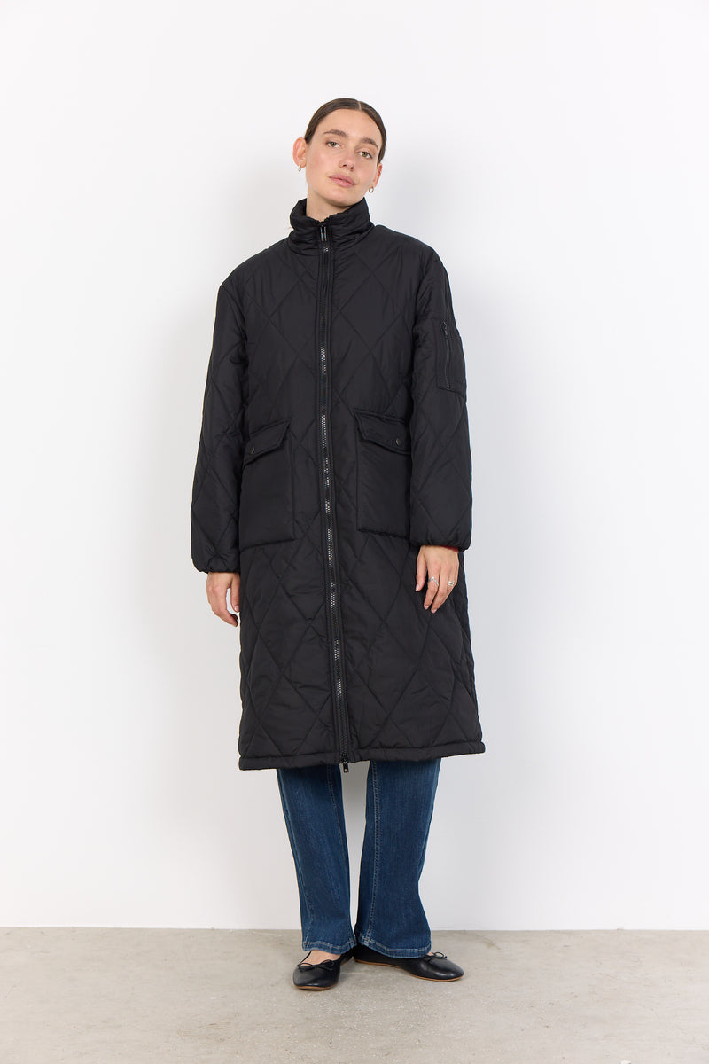 FENYA FRONT POCKET JACKET BLACK