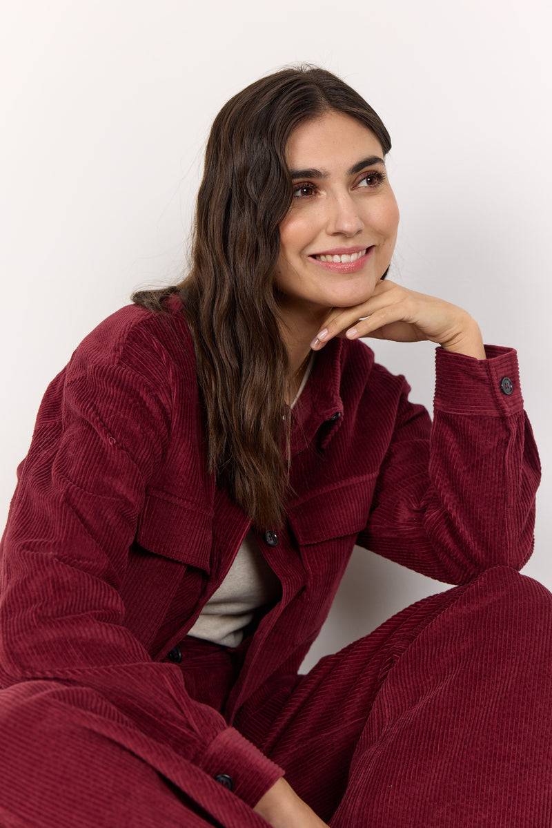 BINDI JACKET DARK RED