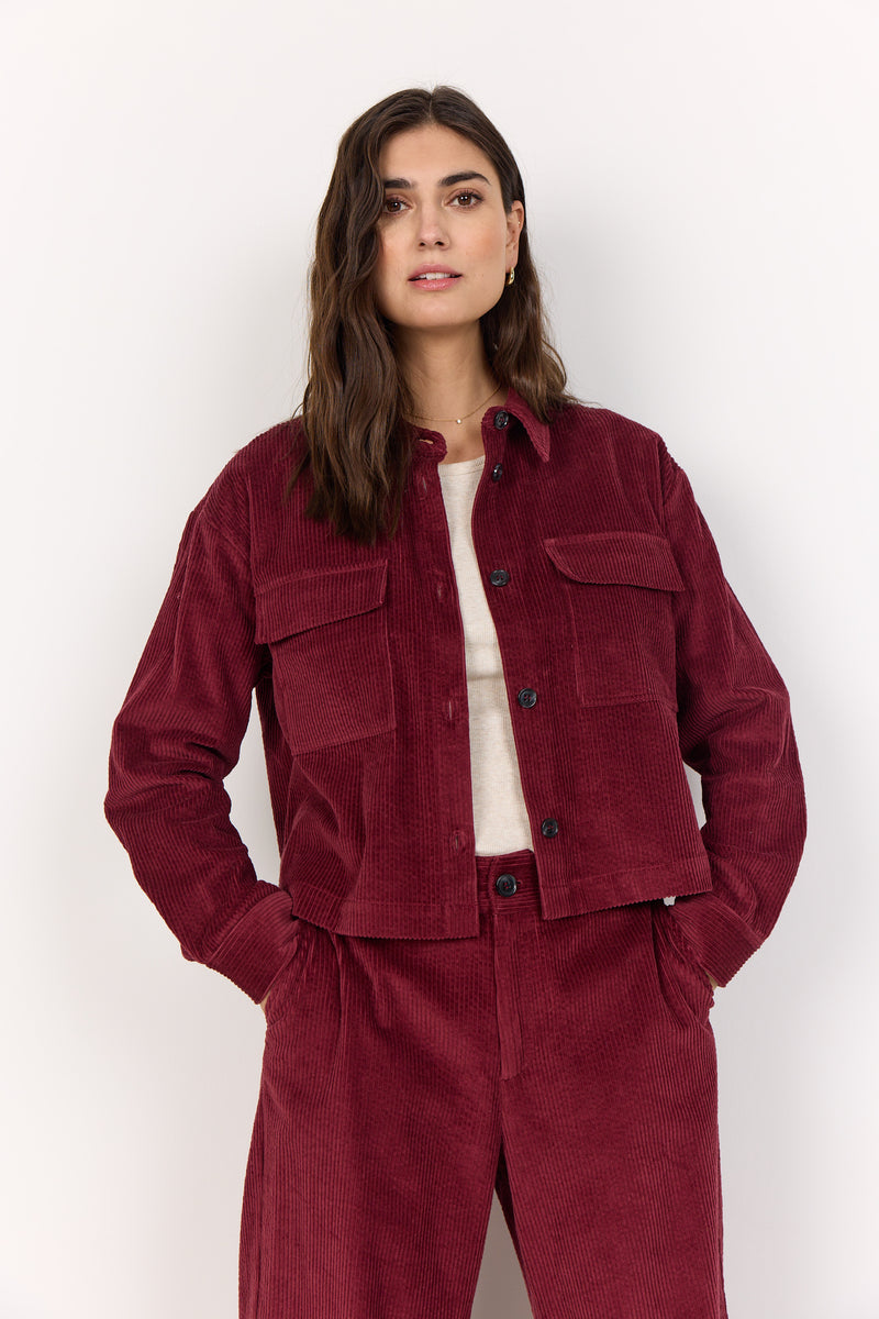 BINDI JACKET DARK RED