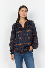ARLETTE BLOUSE NAVY COMBI