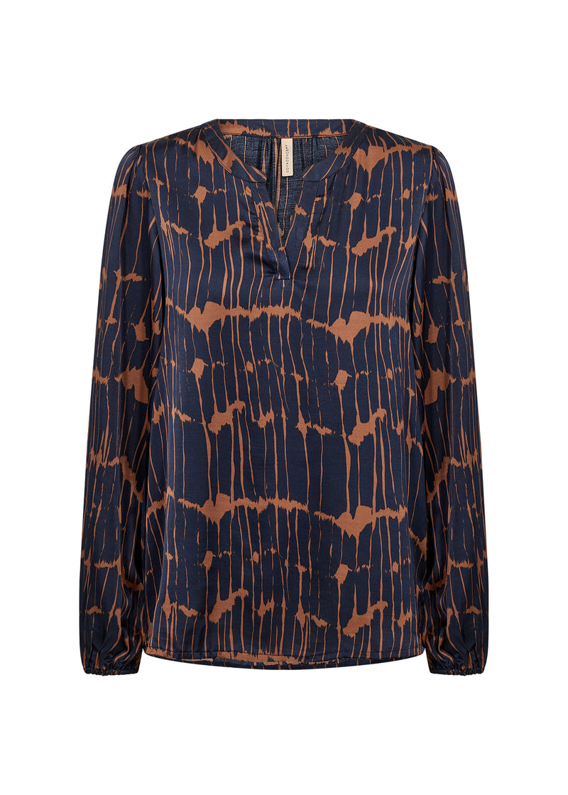 ARLETTE BLOUSE NAVY COMBI
