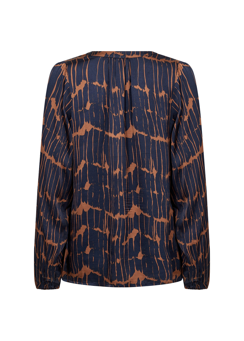 ARLETTE BLOUSE NAVY COMBI
