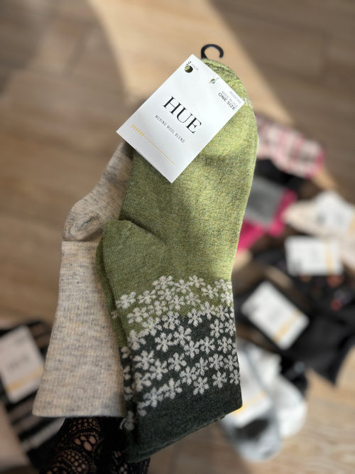 HUE MERINO BLEND OMBRE 2 PACK SOCKS