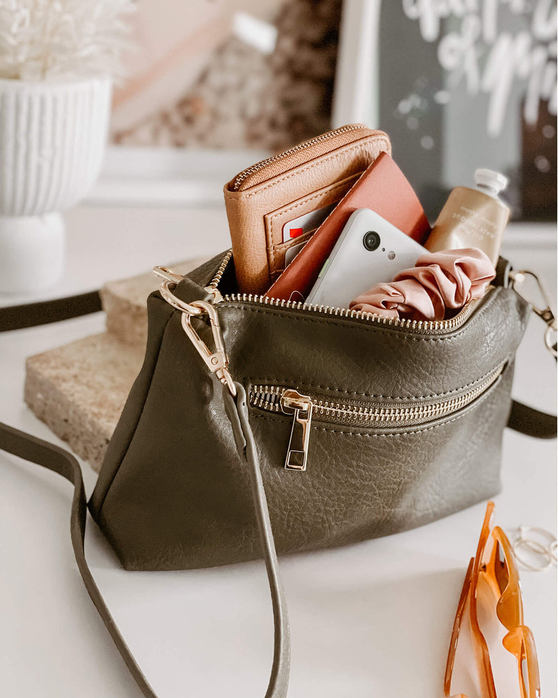 BABY DAISY HANDBAG KHAKI