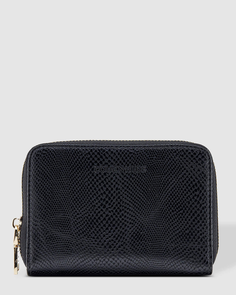 EDEN WALLET LIZARD BLACK