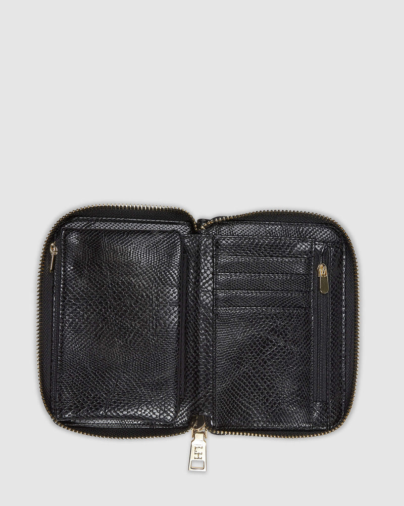 EDEN WALLET LIZARD BLACK