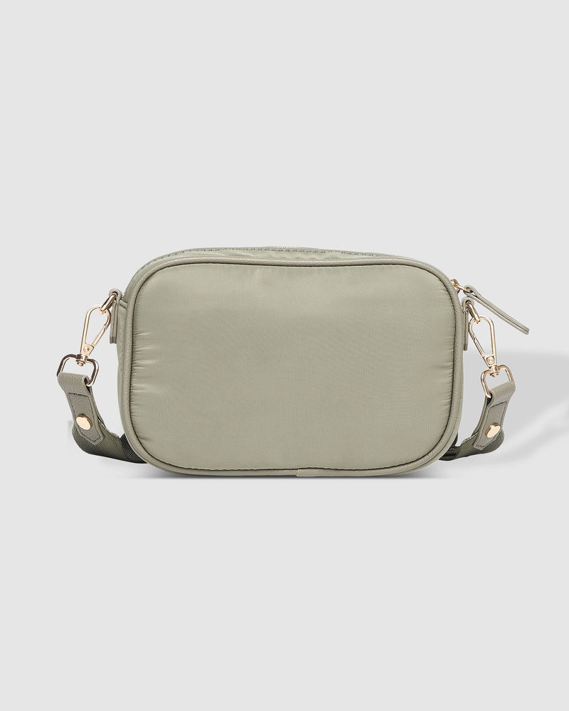 CALI NYLON CROSSBODY BLACK KHAKI