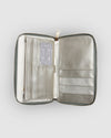 ARABELLA PASSPORT WALLET SAGE