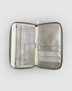 ARABELLA PASSPORT WALLET SAGE