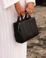 MANHATTAN MINI TOTE BLACK