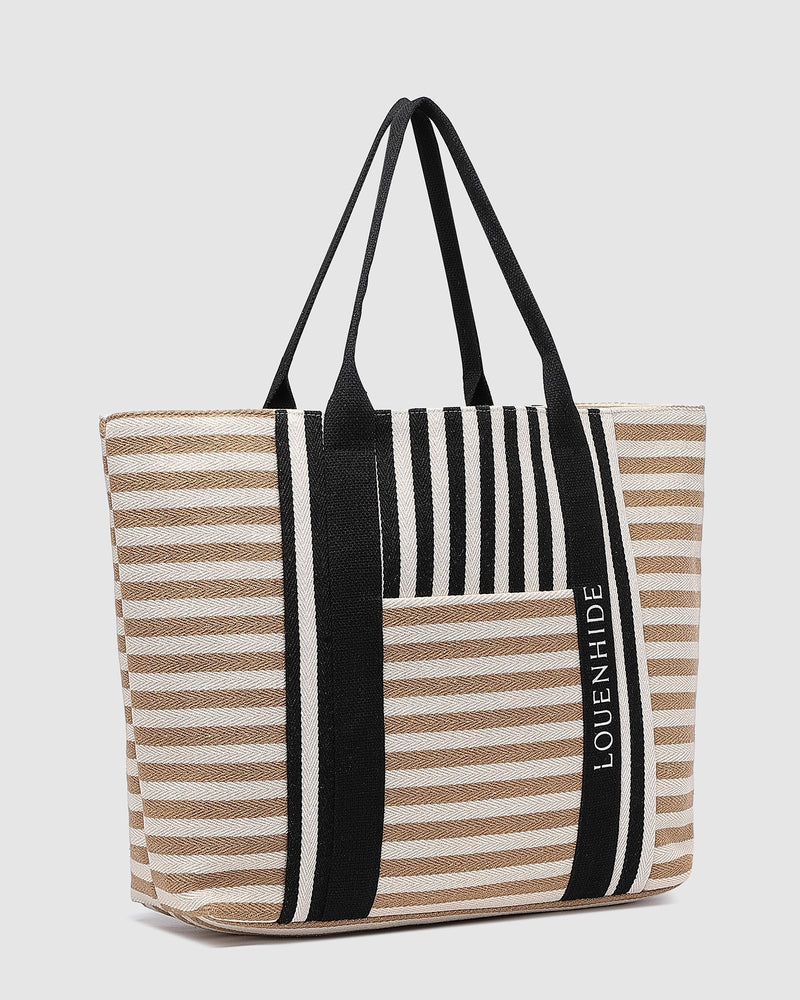 SORRENTO CANVAS BEACH BAG