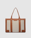 TOORAK CANVAS TOTE BAG TAN NATURAL