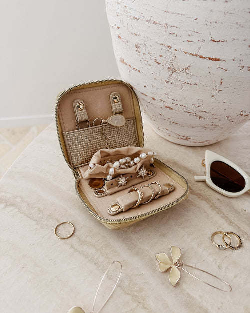 JUNIPER JEWELRY CASE CHAMPAGNE